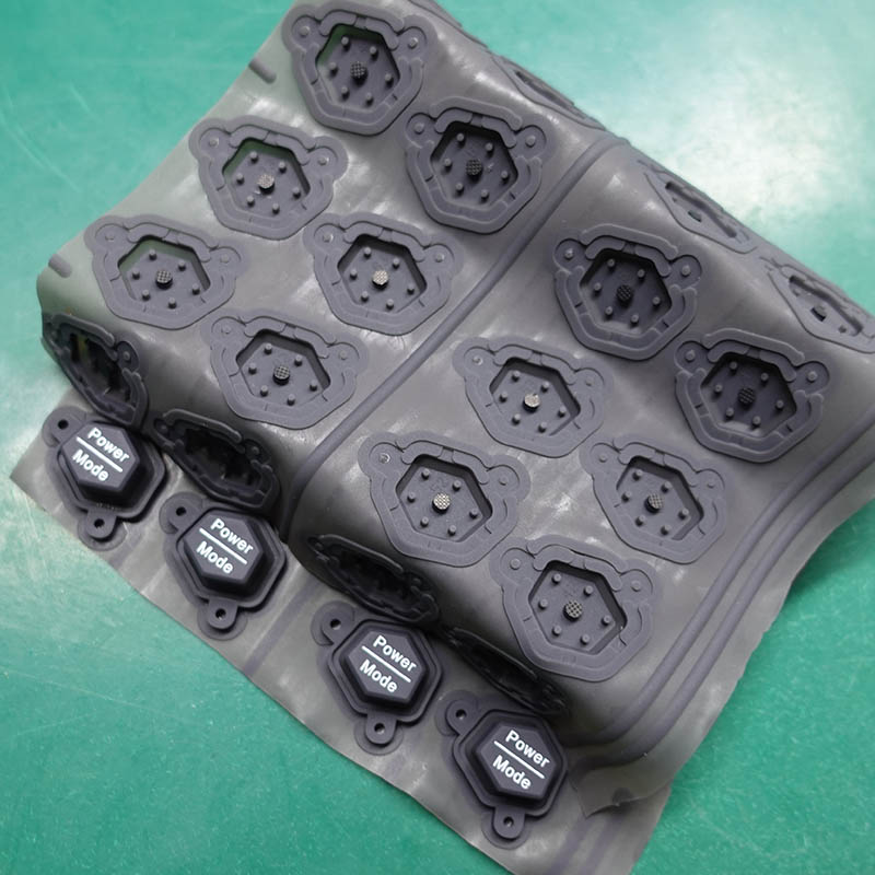 silicone push button